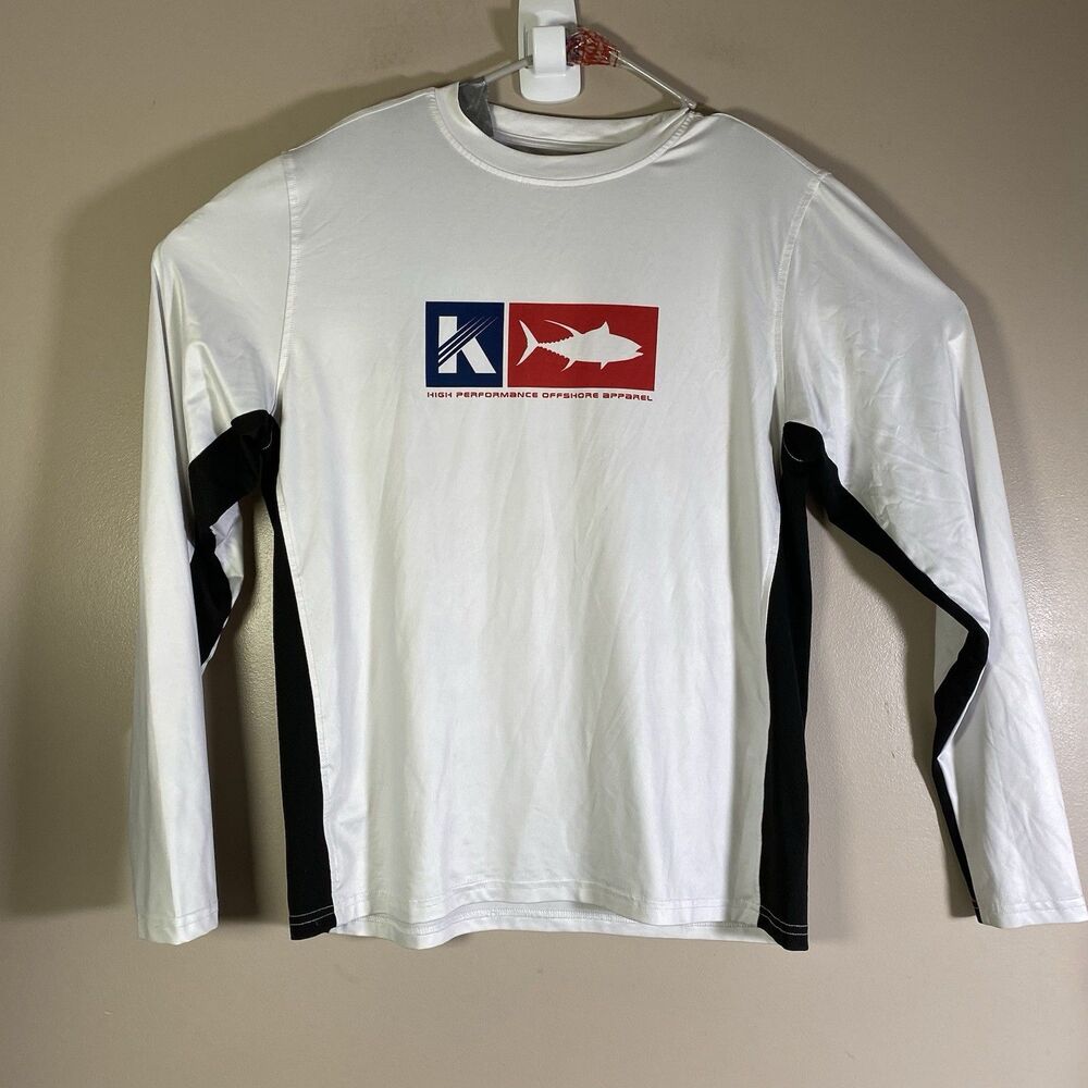 Koofin Gear Shirt Men Small   Stretch Logo Crew Neck Long Sleeve Performance